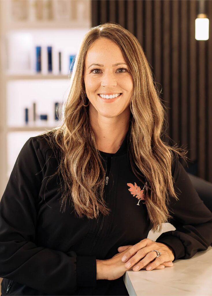 Jaclyn Klinginsmith standing at Ascent Med Spa