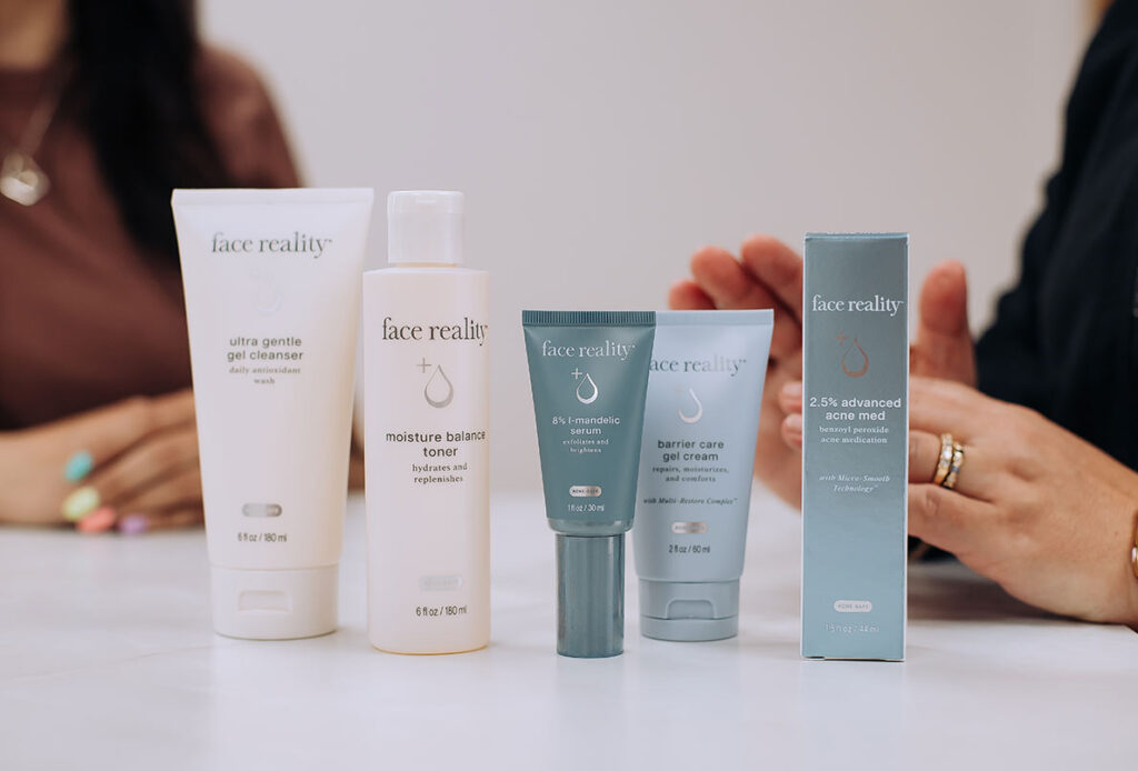 Face Reality Acne Management Program products at Ascent Med Spa