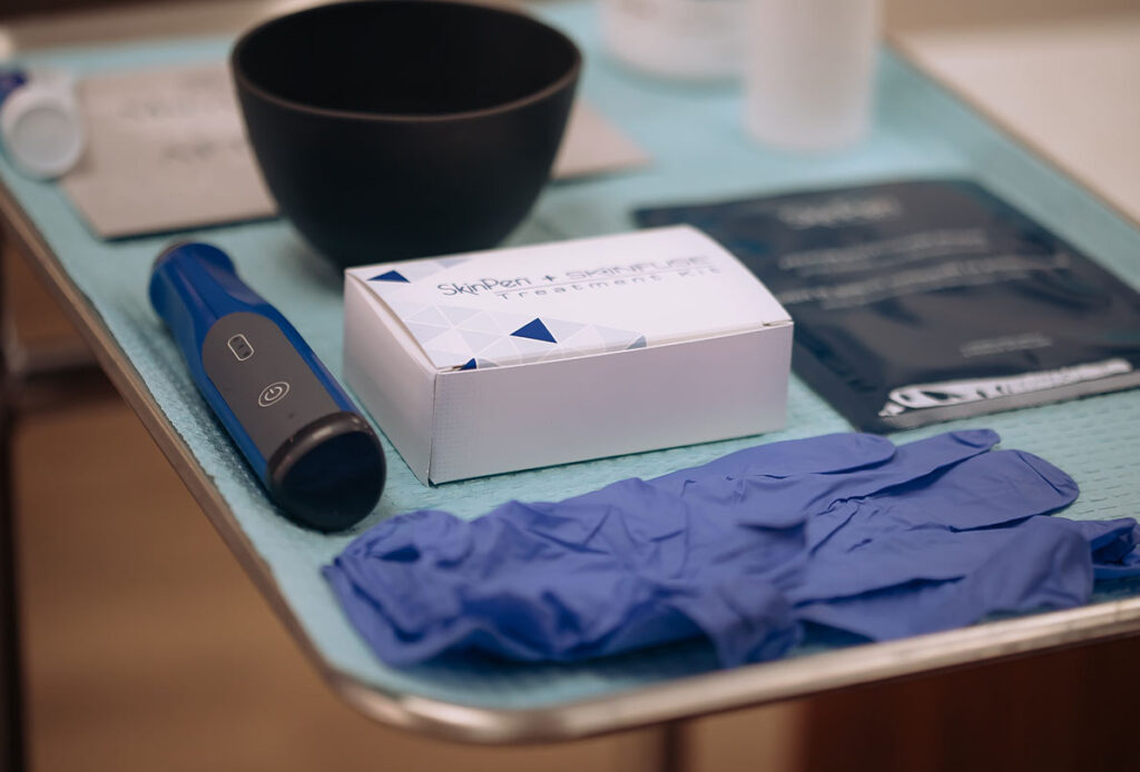 SkinPen supplies at Ascent Med Spa in Laramie